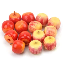 Cheap 20Pcs Mini Apple decoration Artificial Party Christmas  Wedding Home Furnishings Cognitive Toys Simulation Foam  Berry