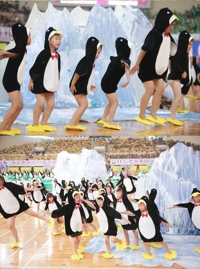 Disfraz de pingüino de Halloween para niños y niñas, mono de Animal para fiesta de carnaval, vestido de fantasía para actuación