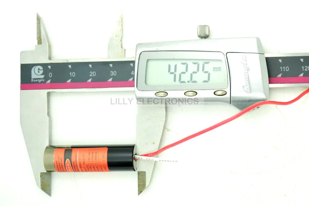 Industriële 650nm 100 mW Rode Laser Dot Module 13x42mm