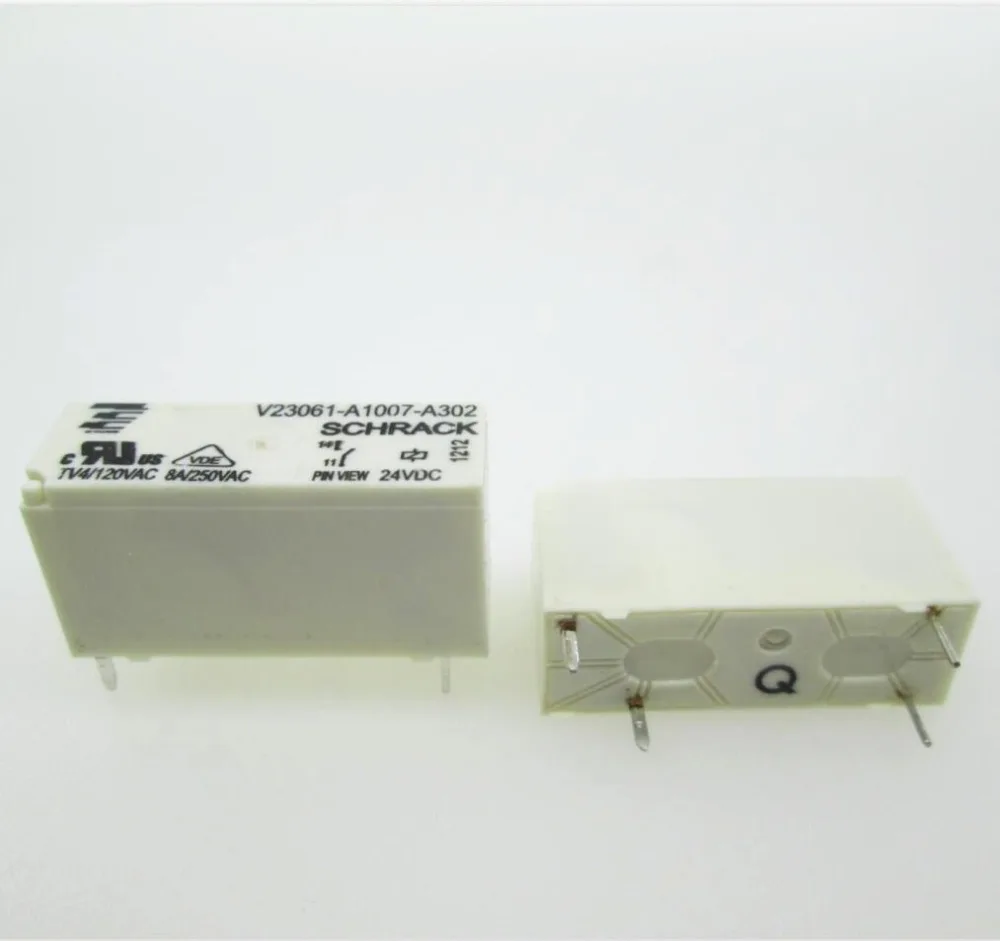 HOT NEW 24V relay V23061-A1007-A302 24VDC V23061-A1007-A302-24VDC V23061-A1007 V23061 A1007 A302 8A DIP4