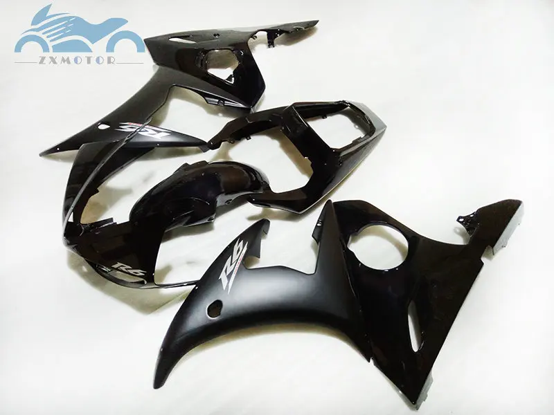 Upgrade your motorcycle fairings kit for YAMAHA R6 YZFR6 2003-2005 YZF R6 03-05 ABS plastic fairing black body parts DF03