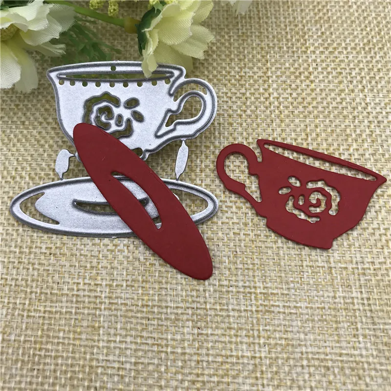 

Teapot Teacup Metal Cutting Dies Stencils for DIY Scrapbooking/photo album Decorative Embossing DIY Paper Cards