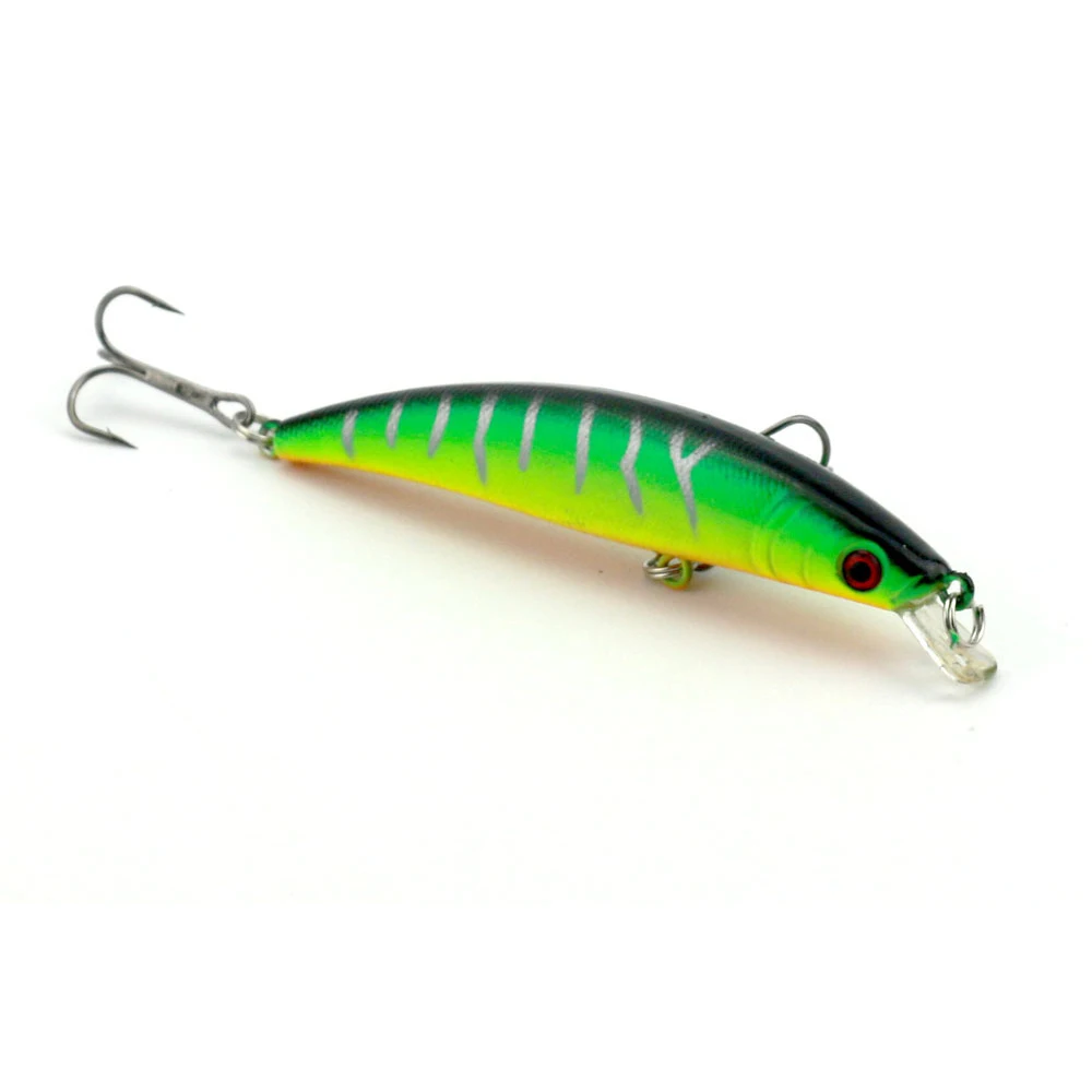 ANZHENJI Laser Minnow Fishing Lure 9CM 8.5G pesca hooks fish wobbler tackle crankbait artificial japan hard bait swimbait