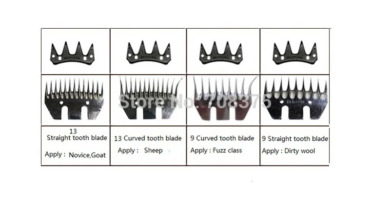 Nuovo 1 pz Shearing Clipper 13 T denti dritti lama Sostituibile per Capre di lana tagliatore