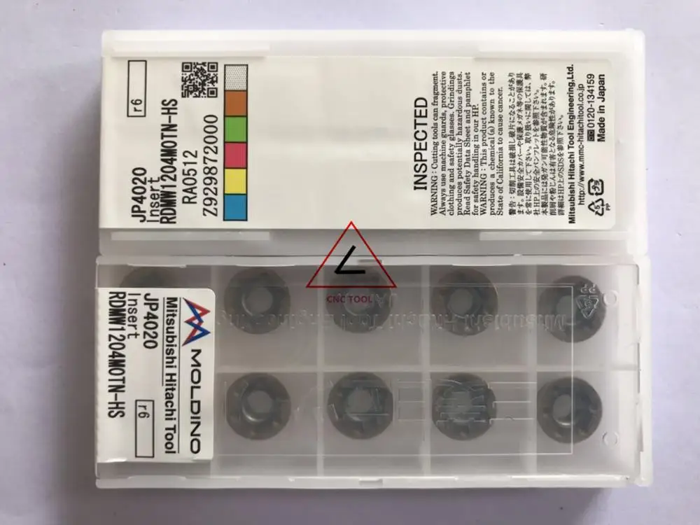 RDMW1204MOTN-HS JP4020  10pcs Hitachi high cutting performance CNC indexable inserts