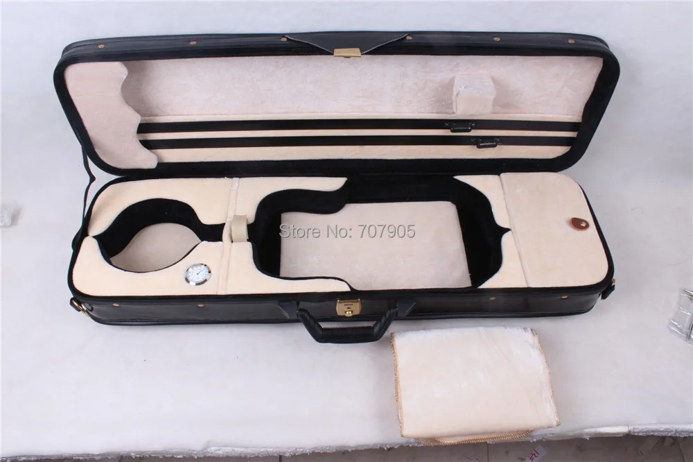 

one new 4/4 Violin case black color #DGF0019 Deluxe The high-grade violin box beautiful and durable lightweight shockproof