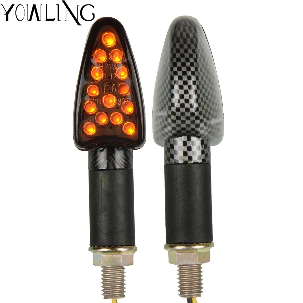 

Motorcycle Turn Signal Signals Light Taillight Flexible 12 LED Indicators Blinker Flashers for YAMAHA XJR1300 FJR 1300 FZ1 FAZER