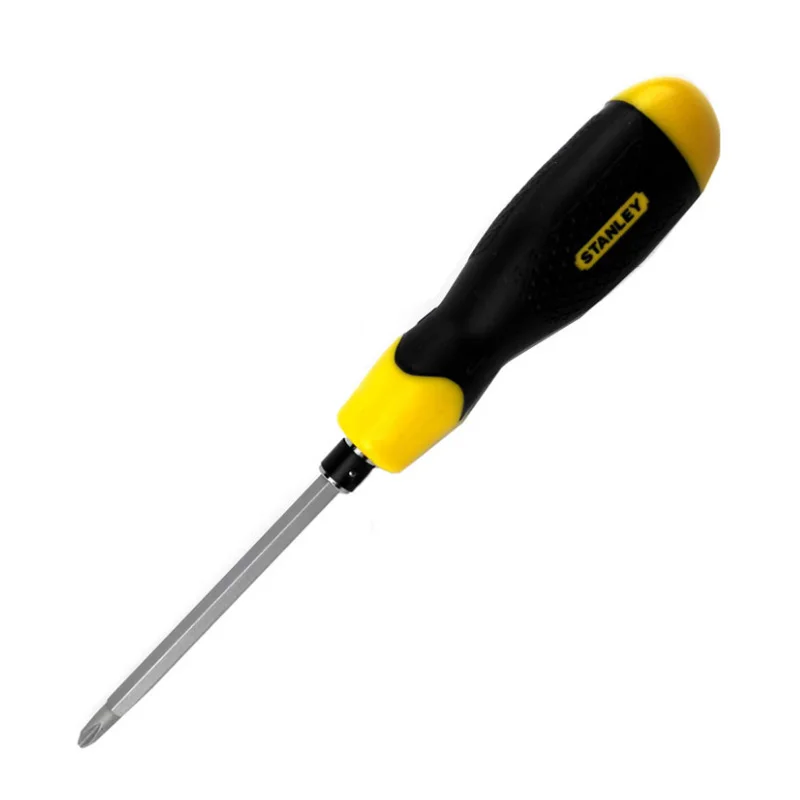 Stanley 2 in 1 double head universal screwdriver phillips and flat driver bit #2 6mm dual end mechanics repair hand tools