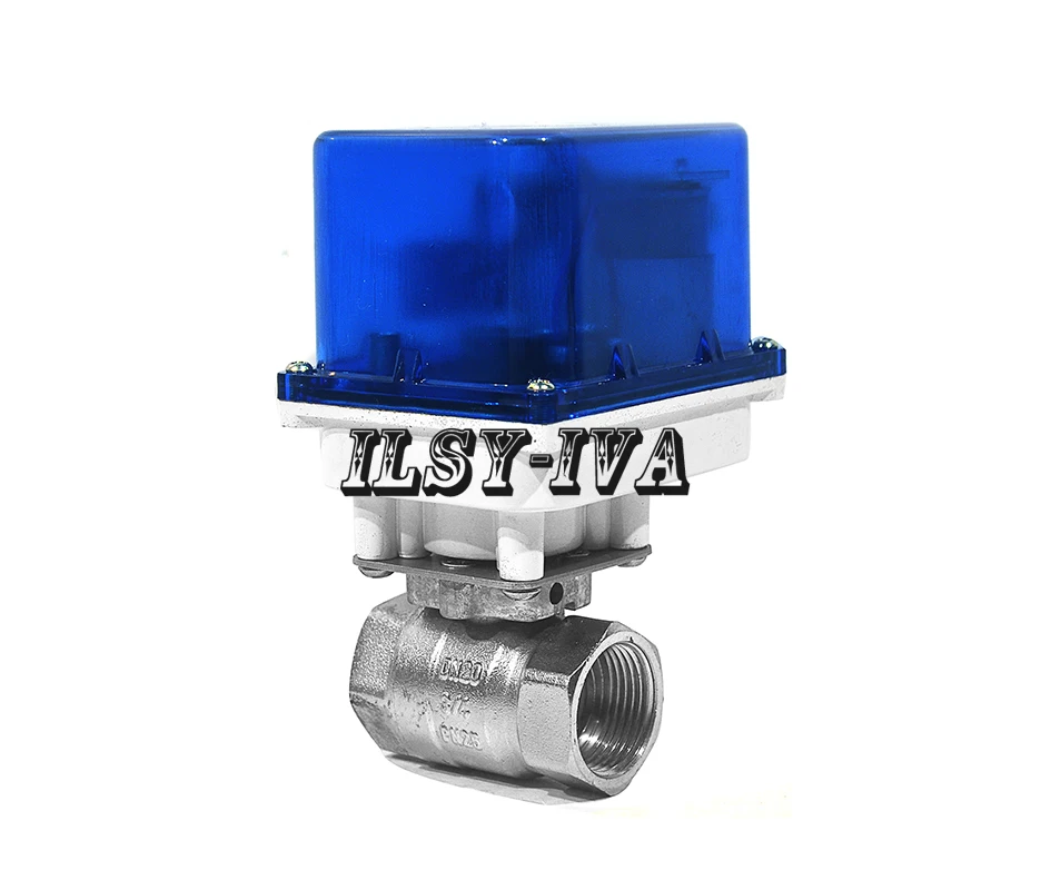 

Two way fixed-type DN20 DC12V/DC24V brass electric ball valve