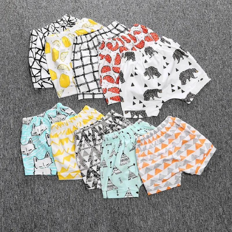 Colorful Baby Boy Shorts Pants Cotton Infant Panties Baby Girls Knickers Boy Breeches Fashion Children Harem Pant Diaper Cover