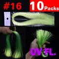 10 unidades de color chartreuse