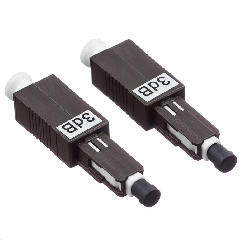 5 PCS MU UPC FM attenuatore fibra optica femmina a maschio attenuatore 0db 1dB 2db 3db 4db 5db ottica ftth attenuatore ELINK