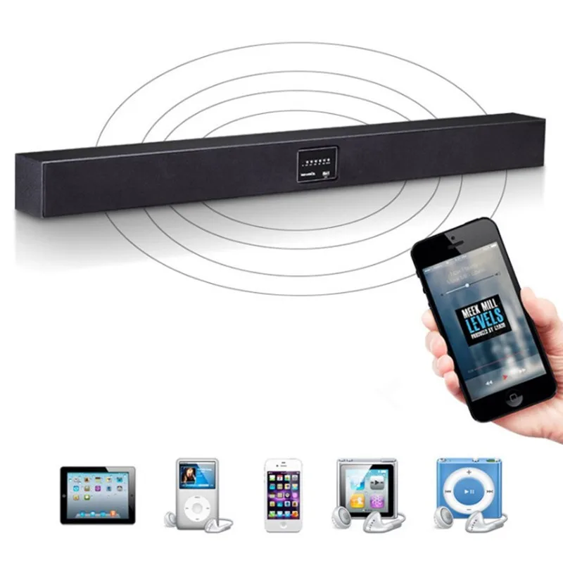 Home 5.1 Echo Wall Multimedia Bluetooth Audio Living Room Wall Mount Computer TV Speaker Audio Cable U Disk Input MP3 Subwoofer