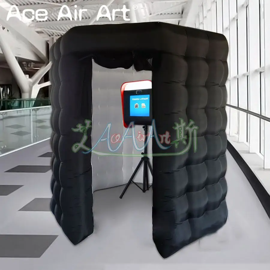 Indoor and outdoor use inflatable octagonal photo booth,unique designed party booth for photo station