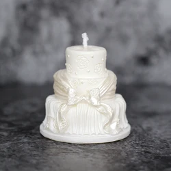 Silicone Mold for Soap Candle Making 3D Cake Shape Handmade Craft Resin Clay Moulds Chocolate Fondant Cake Decorating Tool