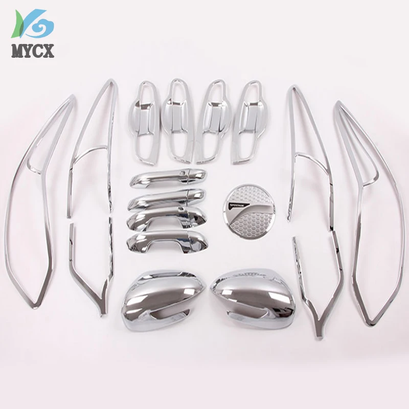 Chrome Kit Car Accessories For Kia Sportage KX5 QL 2016 2017 2018 Car Styling 25pcs