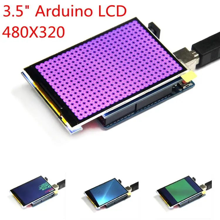 

Free shippping! 10pcs/lot LCD module 3.5 inch TFT LCD screen 3.5 " for Arduino UNO R3 Board and support mega 2560 R3