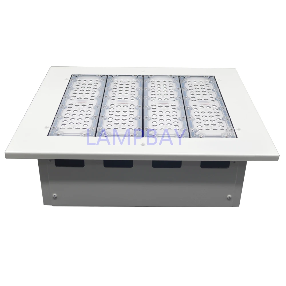 Imagem -05 - Led Surface-mounted Canopy Light Lâmpada do Teto Downlight Embutido Iluminação de Posto de Gasolina 100w 150w 200w