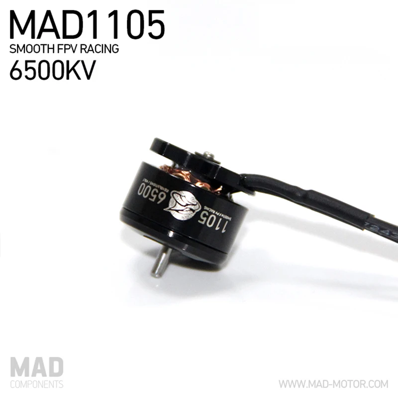 4pcs MAD 1105 6500KV Mini Brushless Motor for 130 150 FPV Racer 4 Axis Aircraft RC Drone Quadcopter Tiny Whoop Shipping Free