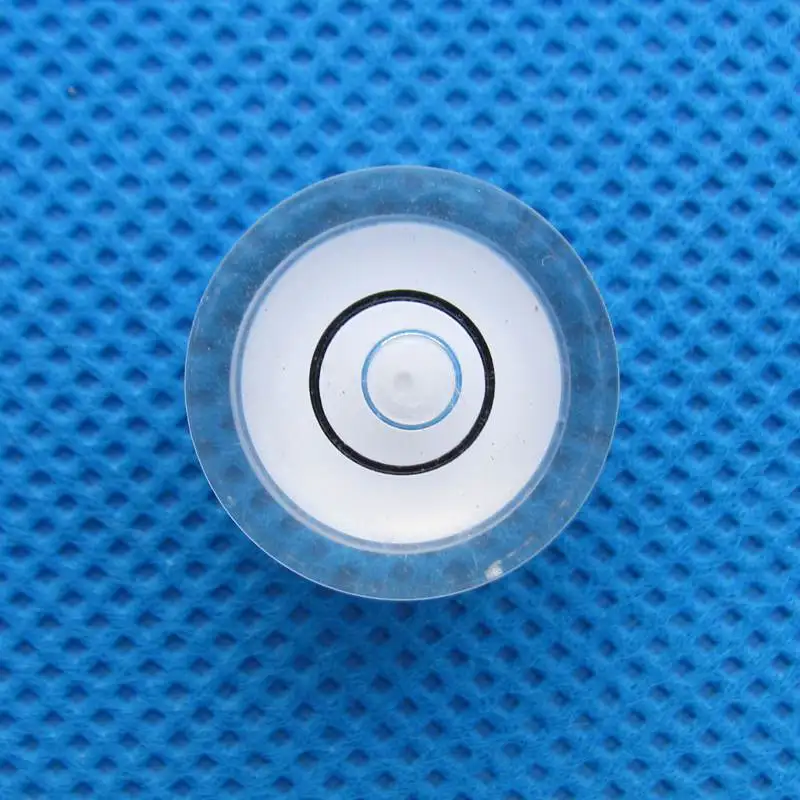 HACCURY 19*10mm White Color Circular bubble level Round Plastic vial Precision spirit level Wholesale Price