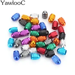 4 PC/LOT Car Styling Car Covers Aluminum Bullet Car Truck Air Port Cover Tire Rim Valve Wheel Stem Caps Tapones Valvula