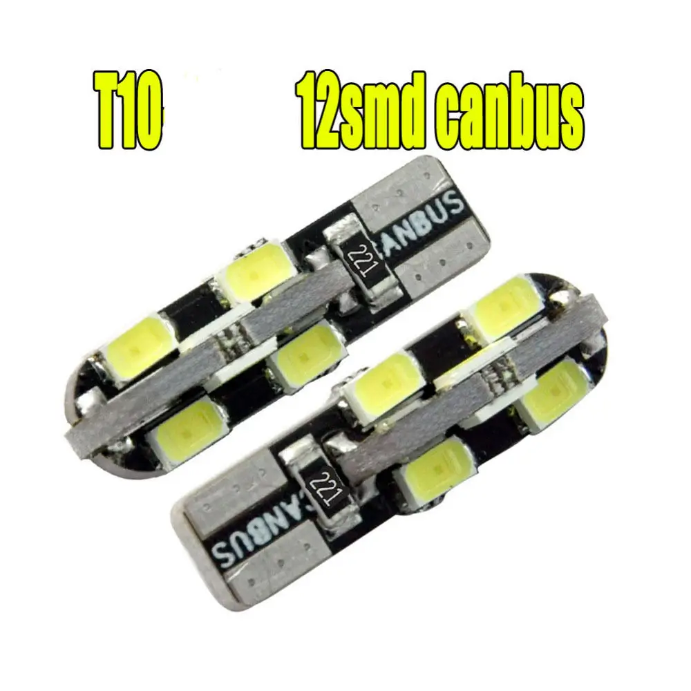 

4Pcs Canbus 6000k White 5W 12 LED - 5730 SMD Error Free LED License Plate Lights For Land Rover