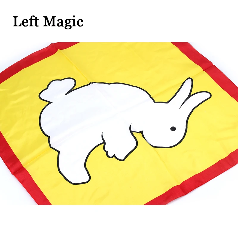 Magic Cloth Change Color Silk Scarf Rabbit To Duck Magic Tricks For Stage Close Up Magic Props Gift For Kid