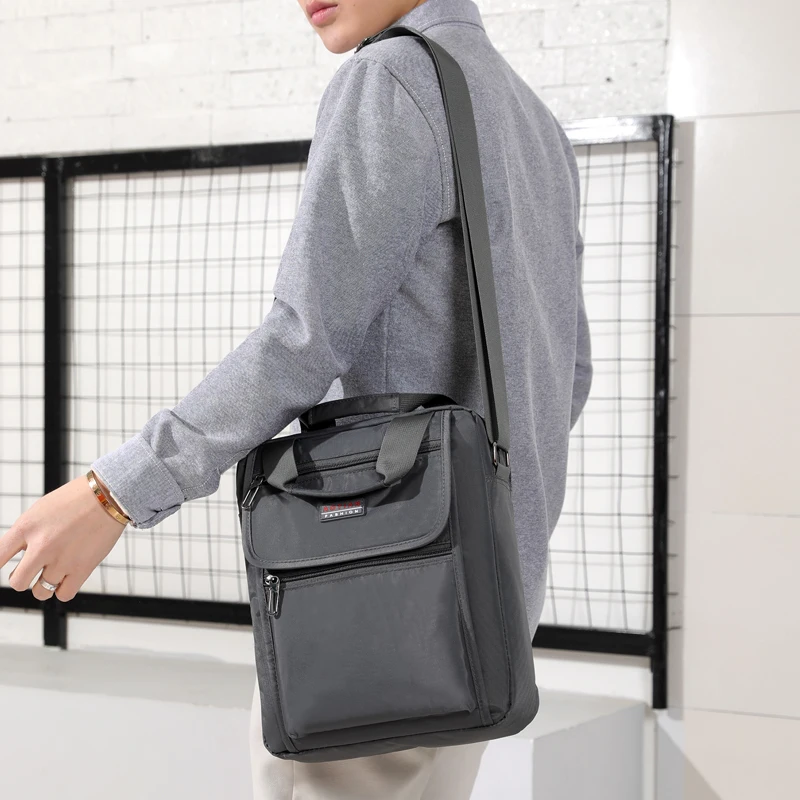 AOTIAN-Sac à Main en Nylon pour Homme, Fourre-Tout de Loisirs, Étanche, Message, Nouvelle Collection 2024