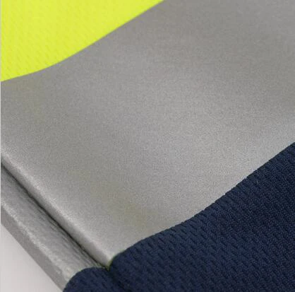 Hi Viz Safety Work polo shirt reflective High Visibility Long Sleeve Polo workwear Shirt