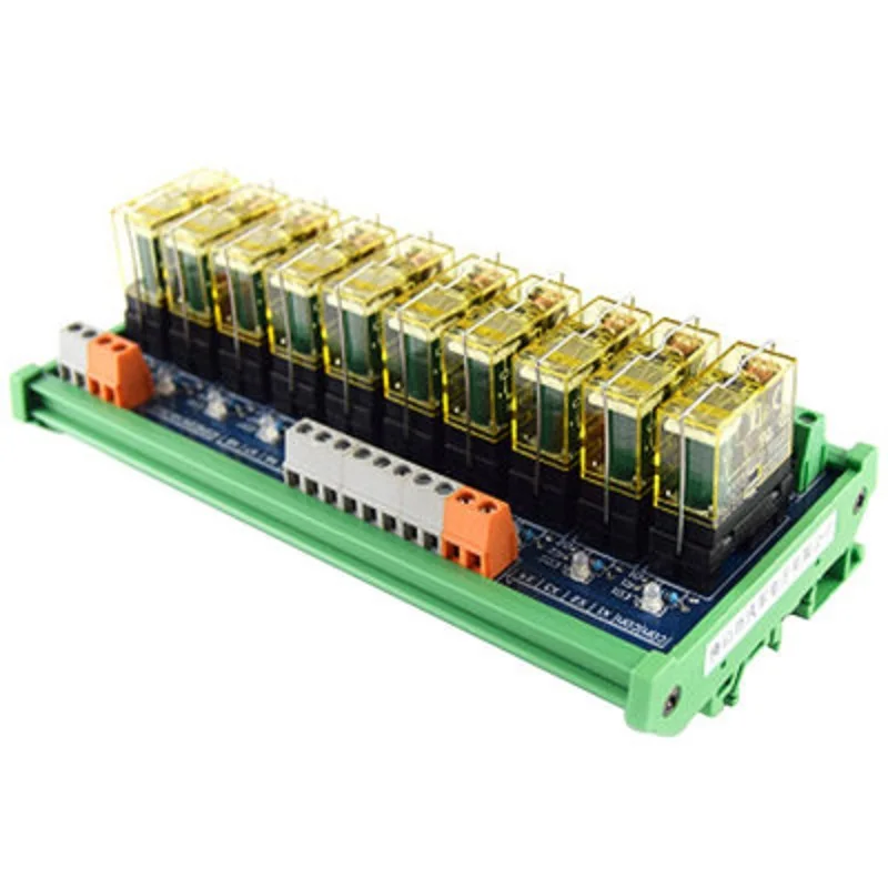 

Relay single-group module 10-way compatible NPN/PNP signal output PLC driver board control board