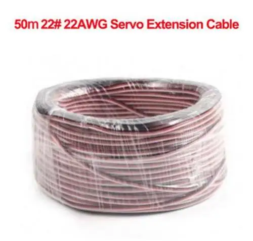 

50 meters DIY Futaba Color 22# 22AWG Servo Extension Cable/ Flat 60 cores 5000cm