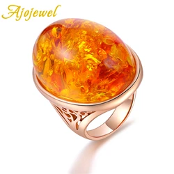 Ajojewel Size 7-9 Large Women Oval Rings Jewelry Bride Wedding Gift Nice Gift