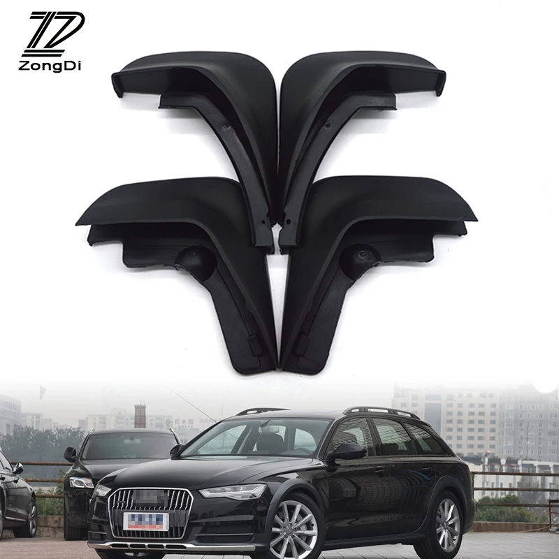 ZD Car Front Rear Mudguards For Audi A6 C6 2006 2007 2008 2009 2010 Sedan Mudflaps Car-styling Splash Guards 1Set/4Pcs Fenders