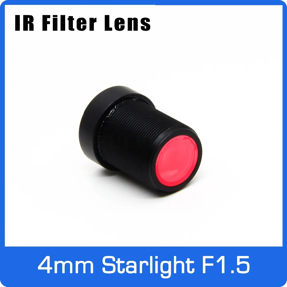 

Starlight Lens with IR Filter 3MP 4mm Aperture F1.5 1/2.7 inch For Action Camera and Car Driving Recorder EKEN/SJCAM/YI/MIJIA