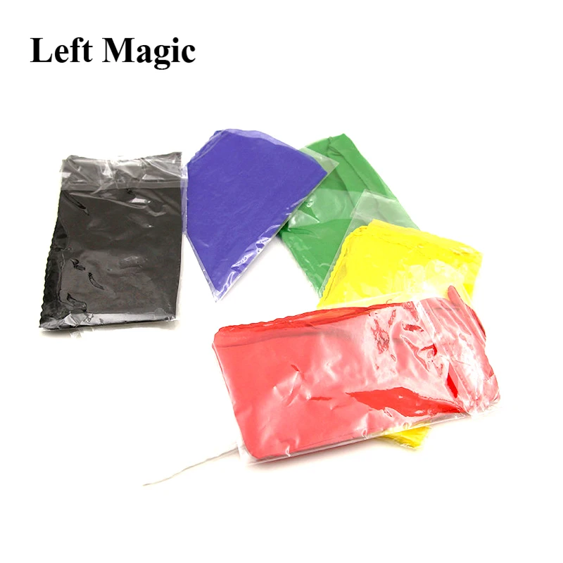 1 pcs Colorful Silk 45* 45 cm Scarf Magic Tricks Learning & education Magic silk for close up magic prop  E3136