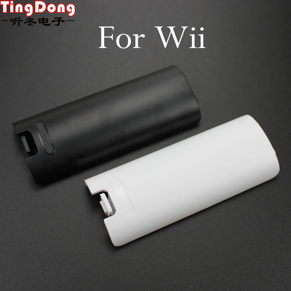 

TingDong 200pcs Black White Battery Door Cover Lid Replacment for Nintendo Wii Controller