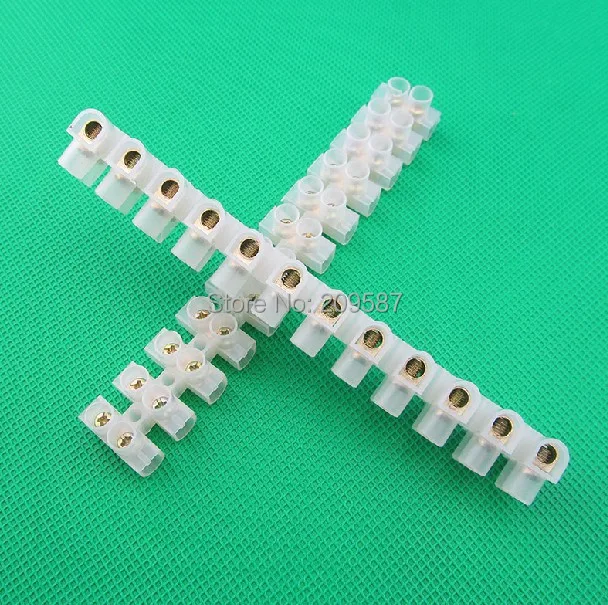 10pcs 12 Position Barrier Terminal Strip Block X3-6012 60A