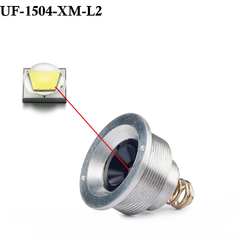 UniqueFire uf-Potente XM-L2 LED Pillola Super Luminosità Led di Goccia in Pillola Supporto Della Lampada f. UF-1504 38 millimetri di Diametro Torcia