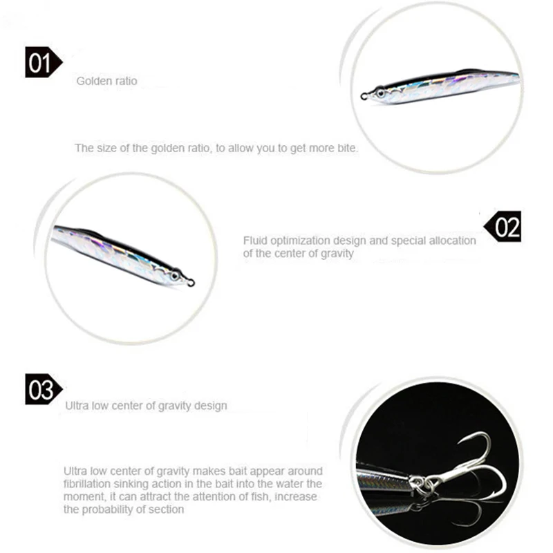 OUTKIT Thrill Pencil – Señuelo hundidor para Lucio - imagen 4