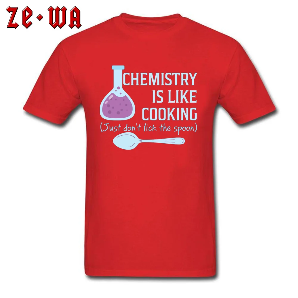 100% Cotton Men T-Shirt Geek Chemistry Is Like Cooking Funny T Shirt Short Sleeve Tops & Tees 2019 New Fashion Letter Tshirt