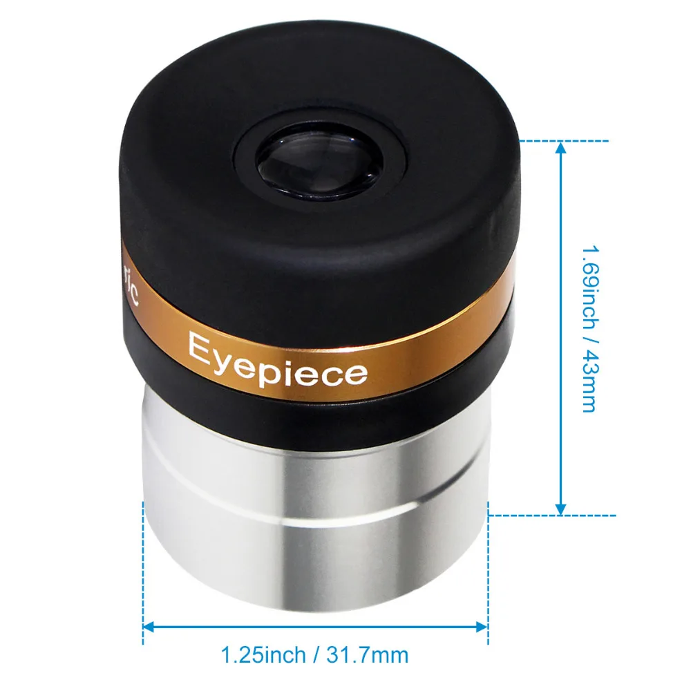 SVBONY Eyepieces 4/10/23mm Telescope Lens Wide Angle 62 Deg Aspheric Eyepiece HD Fully Coated Telescope Accessory for 1.25 inch