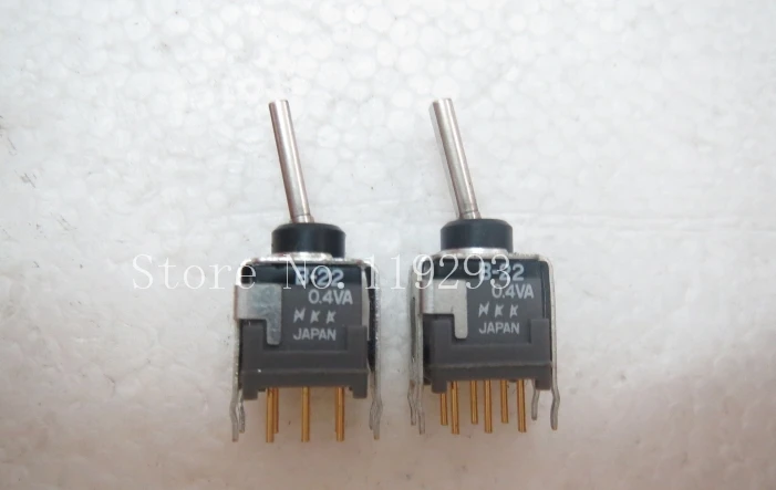 

[BELLA]B-22 0.4V Japan NKK toggle switch gilded 6 feet 2 new original file Toggle Switch--10PCS/LOT