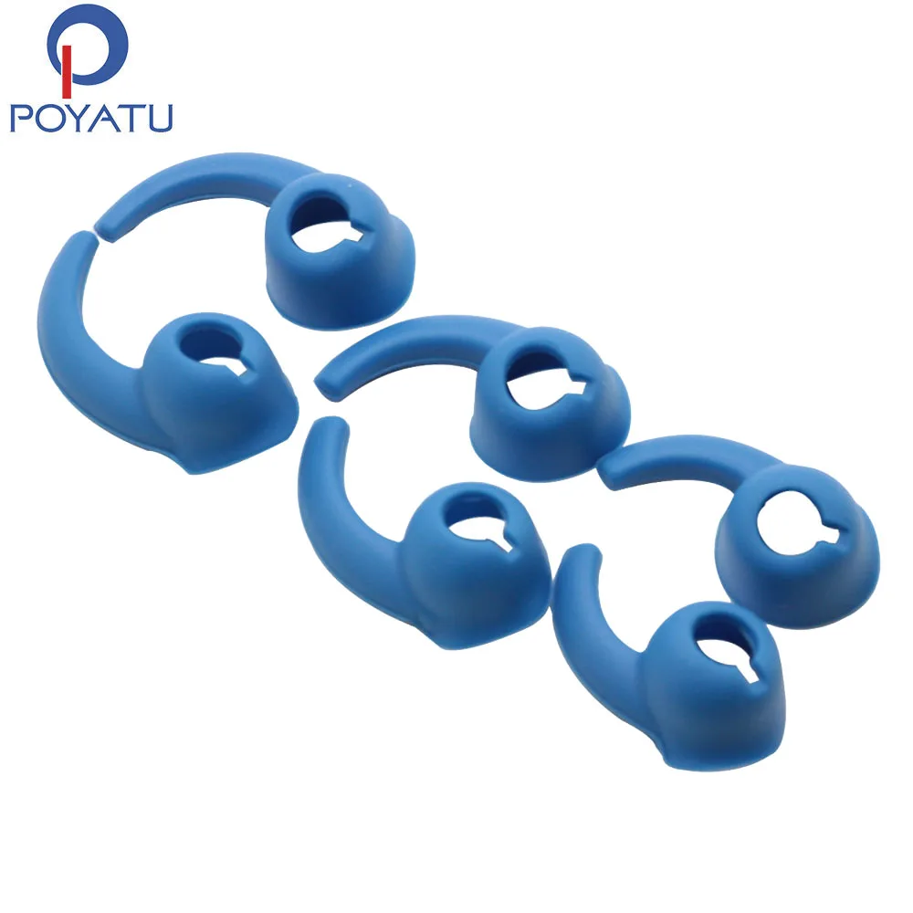 POYATU Blue Earhook Silicone For Beats tour 2.0 tour 2 Earphone Replacement Earbuds Ear Hooks Earhook Headset Earphone