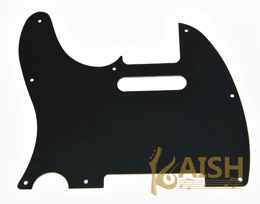 KAISH TL  Guitar Pick Guard Scratch Plate Black 3 Ply Fits TL Guitar