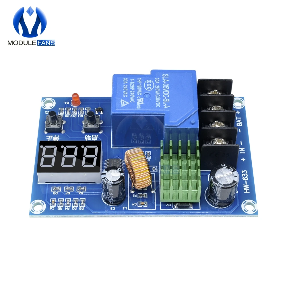 XH-M604 Battery Charger Control Module DC 6-60V Storage Lithium Battery Charging Control Switch Protection Board