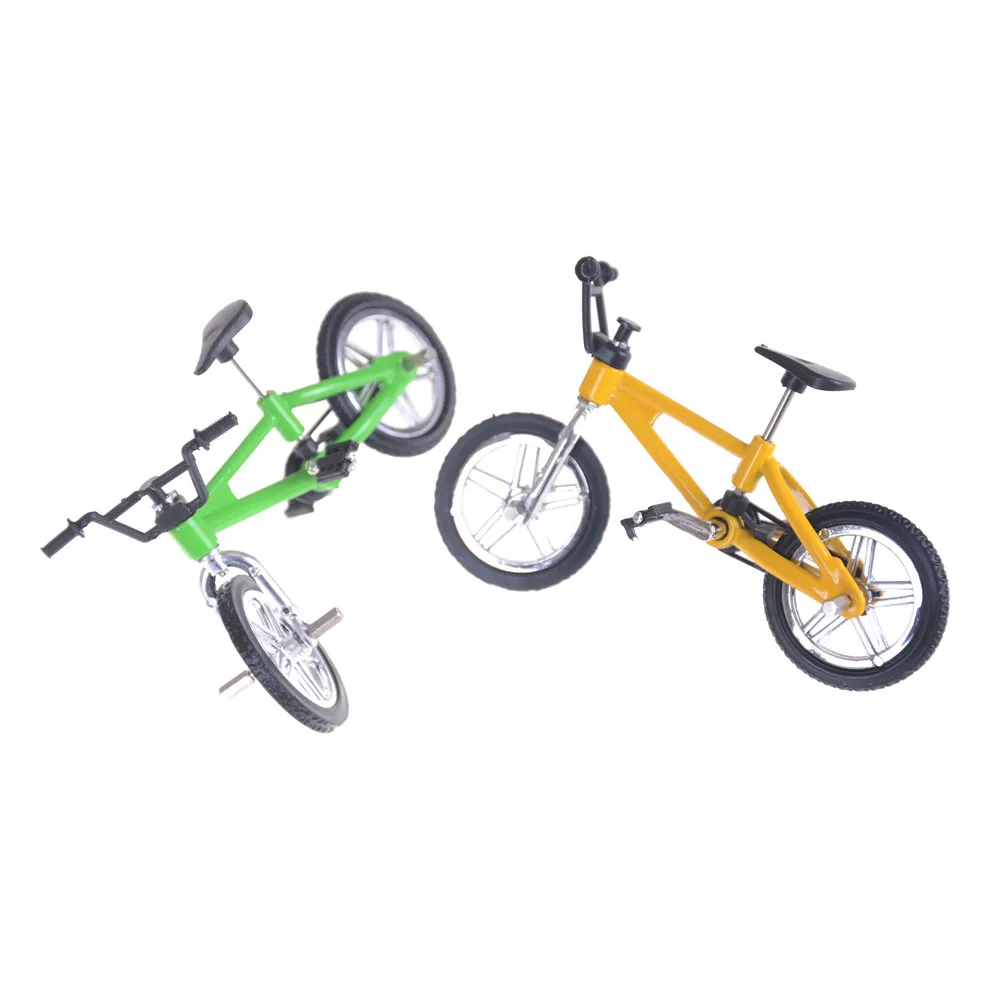 Mini Finger BMX Bicycle Flick Trix Finger Bikes Toys Tech Deck Gadgets Novelty Gag Toys For Kids Gifts BMX Bicycle Model Bike