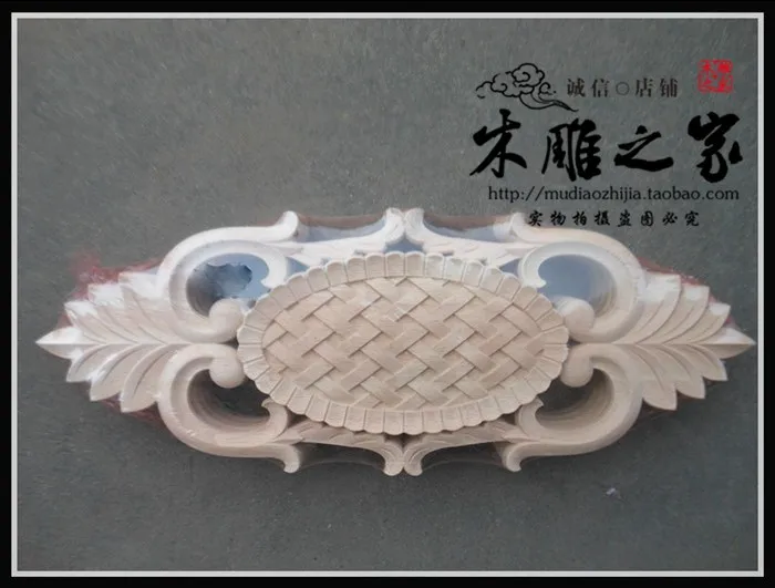 Special offer Dongyang wood carving in the furniture decorative floral applique European door flower  f wood