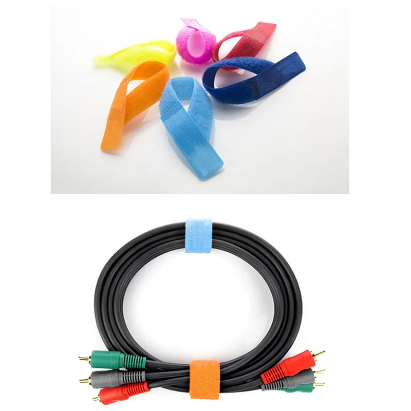 50/10pcs Cable Organizer Wire Winder Clip Earphone Holder Mouse Cord Protector HDMI Cable Management For iPhone USB Cable