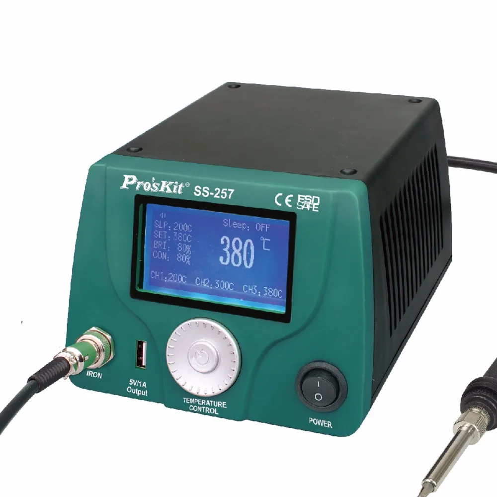 SS-257H LCD digital intelligent temperature control soldering station