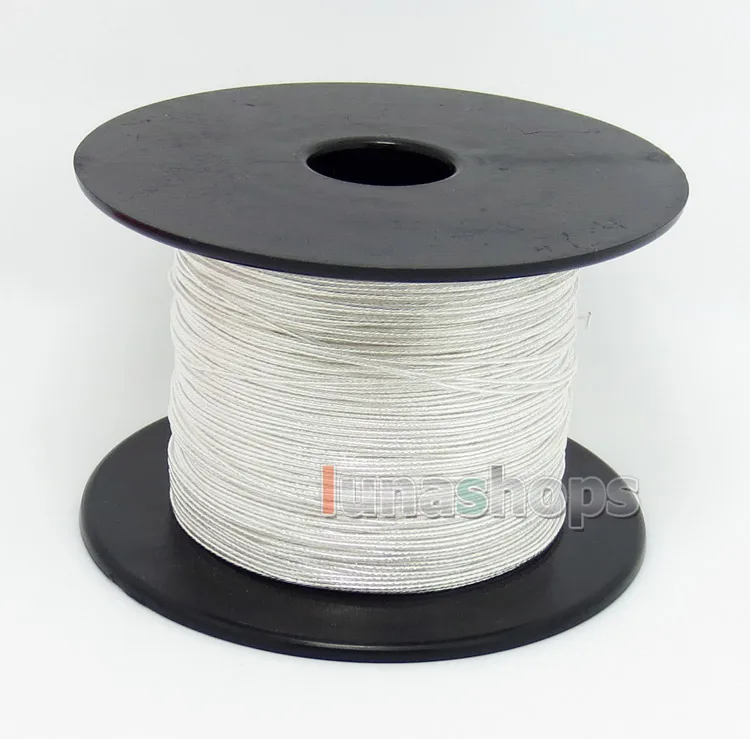 LN004490 100m 27AWG Acrolink Pure Silver 99.9% Signal  Wire Cable 14/0.1mm2 Dia:0.65mm For DIY